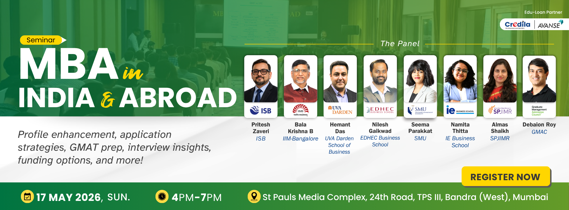 Seminar on MBA in India and Abroad - Mumbai